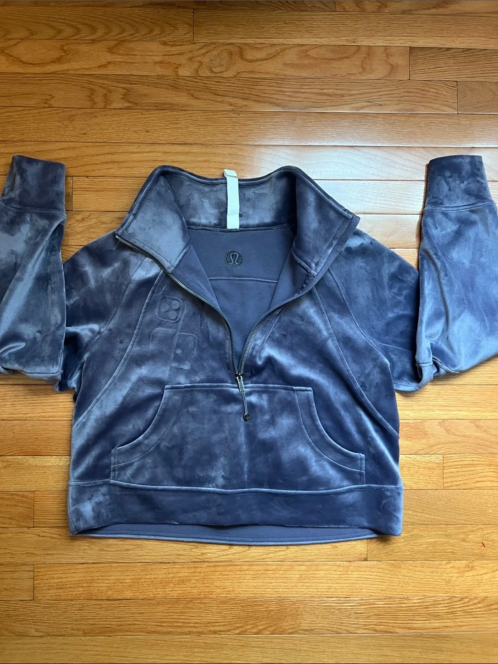 lululemon athletica Plush Half-Zip Teddy Pullover — Slate Blue